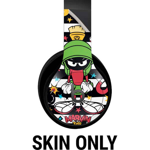 Looney Tunes Marvin the Martian Striped Patches Beats Studio Pro Wireless Headphones Skin
