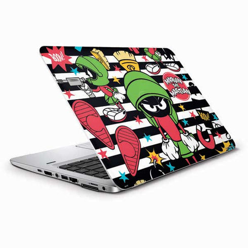 Looney Tunes Marvin the Martian Striped Patches HP Elitebook Skin