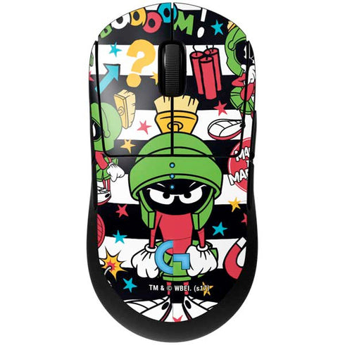 Looney Tunes Marvin the Martian Striped Patches G Pro Wireless Gaming Mouse Skin