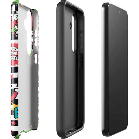 Looney Tunes Marvin the Martian Striped Patches Galaxy S25 Impact Case