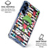Looney Tunes Marvin the Martian Striped Patches Galaxy S25 FE Clear Case