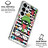 Looney Tunes Marvin the Martian Striped Patches Galaxy S25 Ultra Clear Case