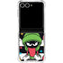 Looney Tunes Marvin the Martian Striped Patches Galaxy Z Flip7 Clear Case