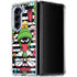 Looney Tunes Marvin the Martian Striped Patches Galaxy Z Fold5 5G Clear Case