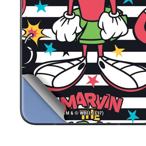 Looney Tunes Marvin the Martian Striped Patches Galaxy Z Fold5 5G Skin