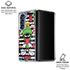 Looney Tunes Marvin the Martian Striped Patches Galaxy Z Fold7 Clear Case