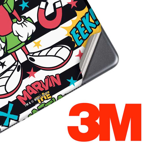 Looney Tunes Marvin the Martian Striped Patches iPad Skins