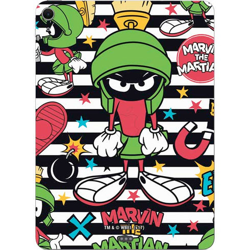 Looney Tunes Marvin the Martian Striped Patches Apple iPad Air Skin