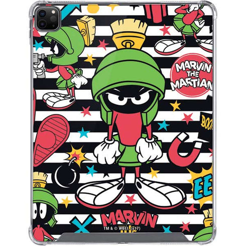 Looney Tunes Marvin the Martian Striped Patches iPad Cases