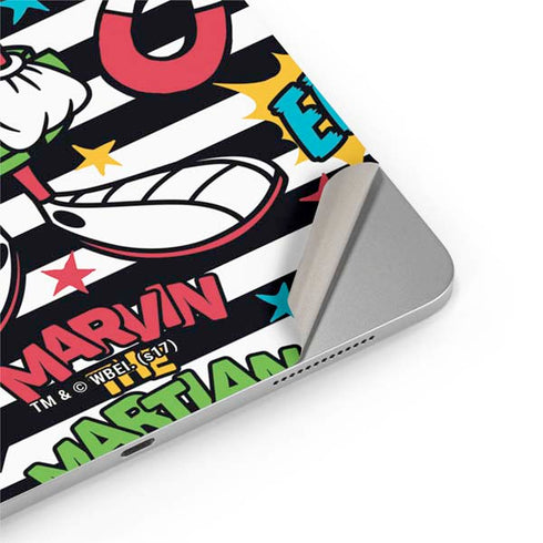 Looney Tunes Marvin the Martian Striped Patches iPad Pro 13in M4 (2024) Skin