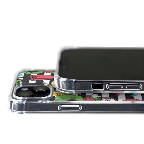 Looney Tunes Marvin the Martian Striped Patches iPhone 14 MagSafe Case