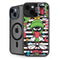 Looney Tunes Marvin the Martian Striped Patches iPhone 14 Plus Kickstand Case
