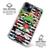 Looney Tunes Marvin the Martian Striped Patches iPhone 15 Clear Case