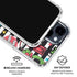 Looney Tunes Marvin the Martian Striped Patches iPhone 15 Clear Case