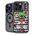 Looney Tunes Marvin the Martian Striped Patches iPhone 15 Pro Max Kickstand Case