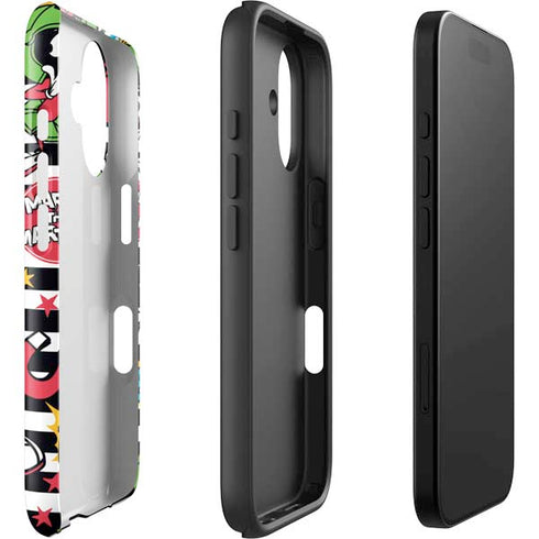 Looney Tunes Marvin the Martian Striped Patches iPhone 16 Impact Case