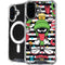 Looney Tunes Marvin the Martian Striped Patches iPhone 16 Plus MagSafe Case