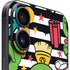 Looney Tunes Marvin the Martian Striped Patches iPhone 16 Plus Skin