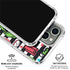 Looney Tunes Marvin the Martian Striped Patches iPhone 16 Pro Max Clear Case
