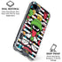 Looney Tunes Marvin the Martian Striped Patches iPhone 16e Clear Case