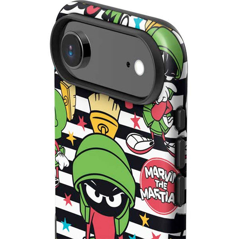 Looney Tunes Marvin the Martian Striped Patches iPhone 17 Air Impact Case