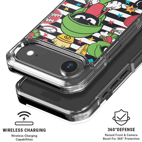 Looney Tunes Marvin the Martian Striped Patches iPhone 17 Air MagSafe Case