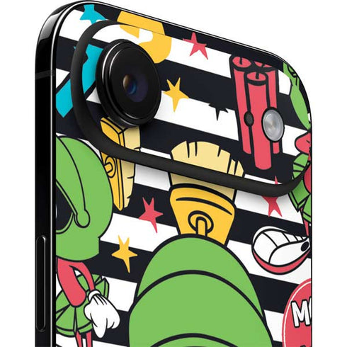 Looney Tunes Marvin the Martian Striped Patches iPhone 17 Air Skin