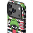 Looney Tunes Marvin the Martian Striped Patches iPhone 17 Pro Max Impact Case