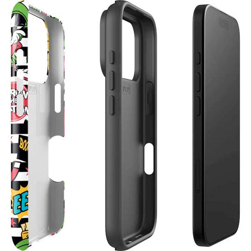 Looney Tunes Marvin the Martian Striped Patches iPhone 17 Pro Max Impact Case