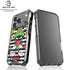 Looney Tunes Marvin the Martian Striped Patches iPhone 18 Pro Clear Case