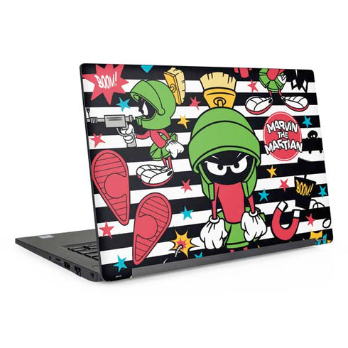 Looney Tunes Marvin the Martian Striped Patches Dell Latitude Skin