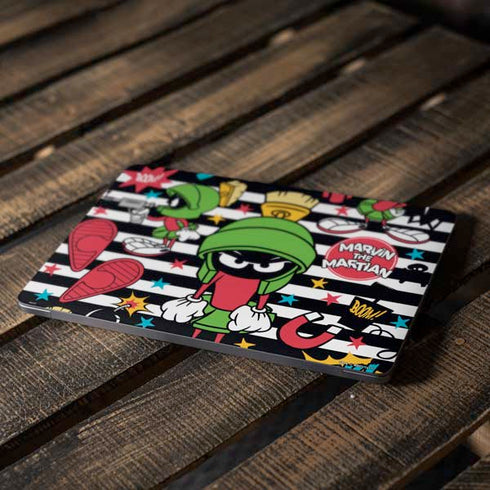 Looney Tunes Marvin the Martian Striped Patches Apple MacBook Air Skin