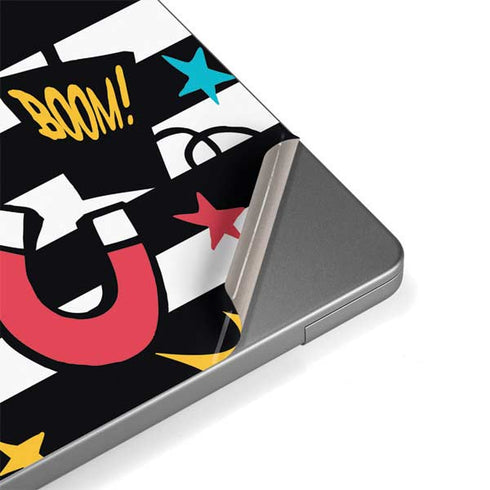 Looney Tunes Marvin the Martian Striped Patches Apple MacBook Pro 14-inch Skin