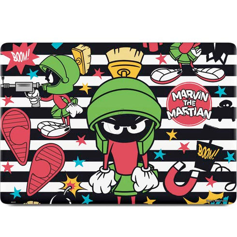 Looney Tunes Marvin the Martian Striped Patches MacBook Skins
