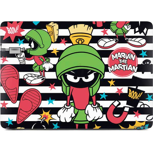 Looney Tunes Marvin the Martian Striped Patches Apple MacBook Pro 16-inch Skin