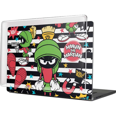 Looney Tunes Marvin the Martian Striped Patches MacBook Cases