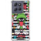 Looney Tunes Marvin the Martian Striped Patches Moto G 5G (2025) Clear Case