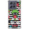Looney Tunes Marvin the Martian Striped Patches Moto G Stylus 5G (2025) Clear Case