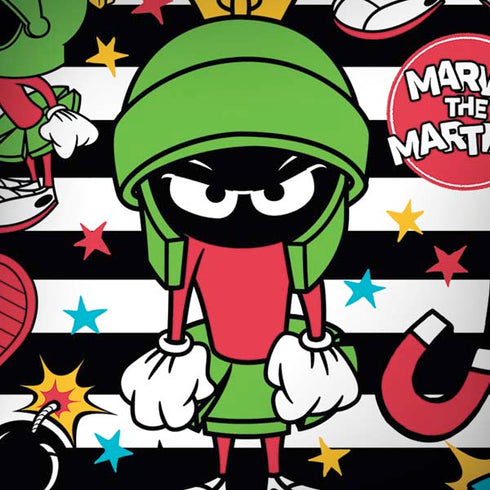 Looney Tunes Marvin the Martian Striped Patches Moto G6 Skin