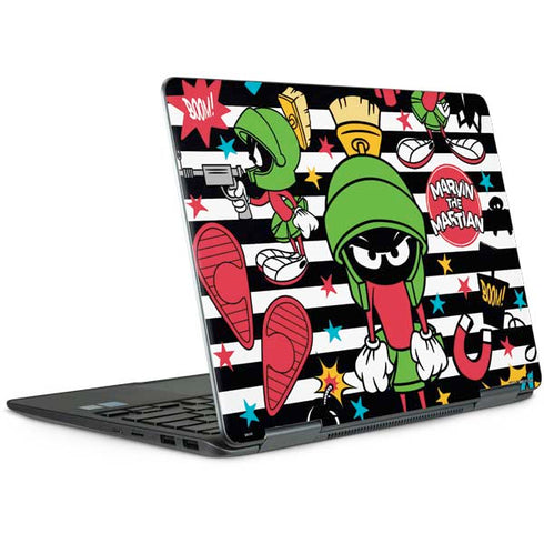 Looney Tunes Marvin the Martian Striped Patches Notebook 9 Pro 13in (2017) Skin