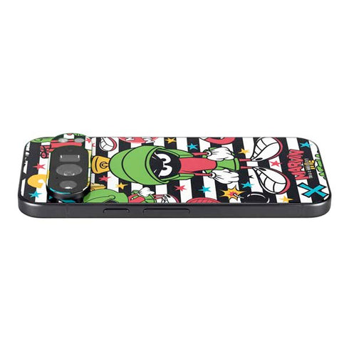 Looney Tunes Marvin the Martian Striped Patches Pixel 9 Pro XL Skin