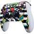 Looney Tunes Marvin the Martian Striped Patches PS5 DualSense Edge Pro Controller Skin