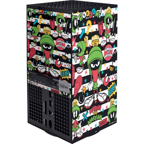 Looney Tunes Marvin the Martian Striped Patches XBox Series X Digital Edition Bundle Skin