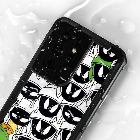 Looney Tunes Marvin the Martian Super Sized Galaxy S24 Ultra Waterproof Case