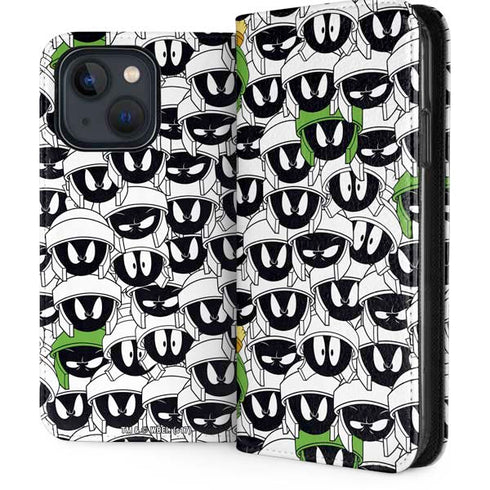Looney Tunes Marvin the Martian Super Sized iPhone 14 Plus Folio Case