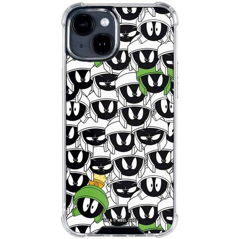 Looney Tunes Marvin the Martian Super Sized iPhone 15 Clear Case