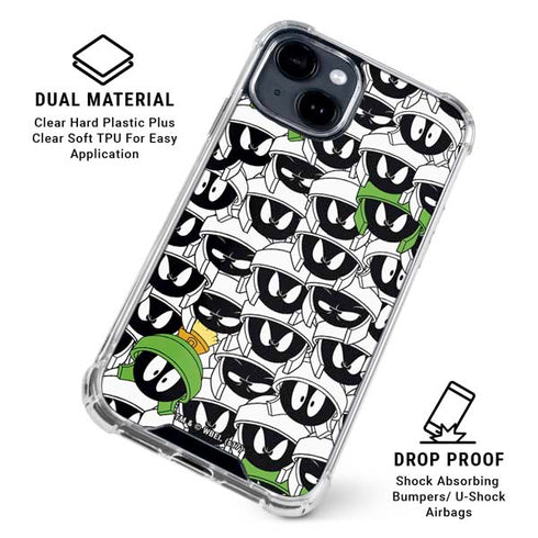 Looney Tunes Marvin the Martian Super Sized iPhone 15 Clear Case