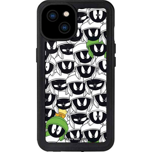 Looney Tunes Marvin the Martian Super Sized iPhone 15 Plus Waterproof Case