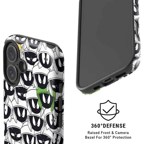 Looney Tunes Marvin the Martian Super Sized iPhone 16 Magsafe Impact Case