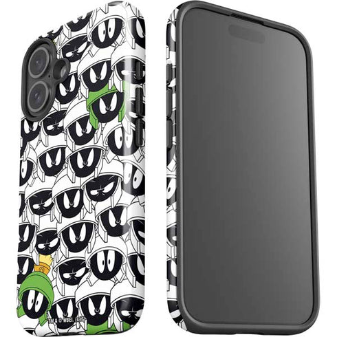 Looney Tunes Marvin the Martian Super Sized iPhone 16 Plus Impact Case